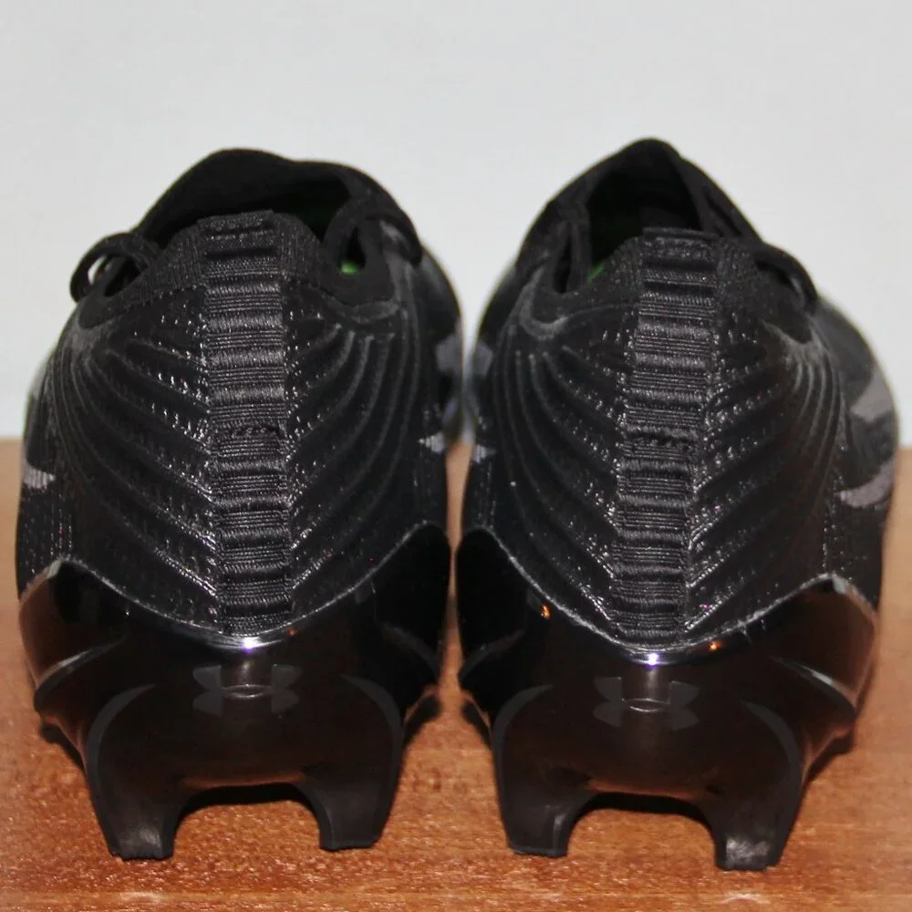 Under Armour Blur Pro Football Cleats Men 13 Black Metallic Silver